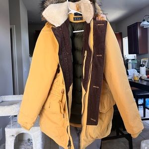 Wear only once. Parka